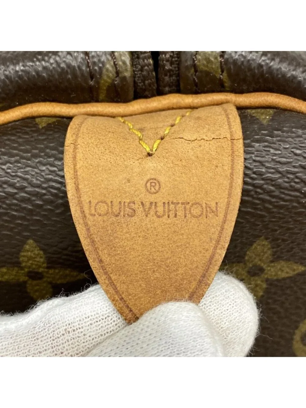 Louis Vuitton Boston Bag Monogram Keepall 55 Brown